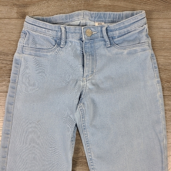 Lot of 3 Girl's Pants Leggings Jeans and Faux Leather Pants Size 9-12 - Picture 7 of 15